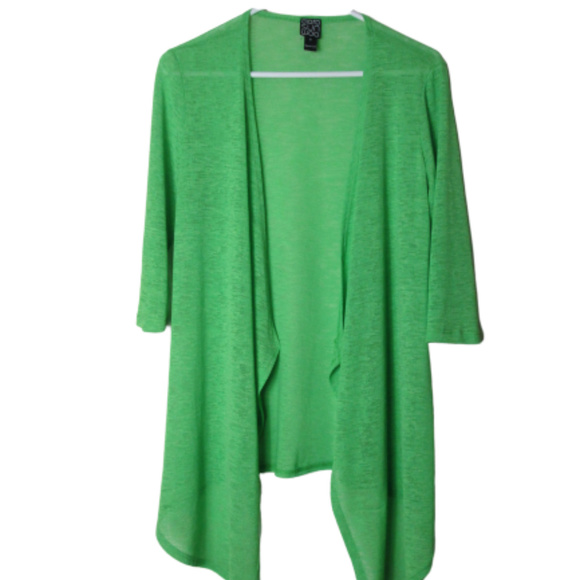 Clara Sun Woo Sweaters - Clara Sun woo green lightweight wrap cardigan